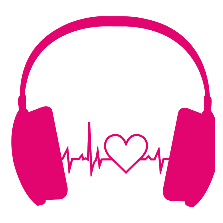 Headphone Beat and Heart Camiseta de bebé 0 image