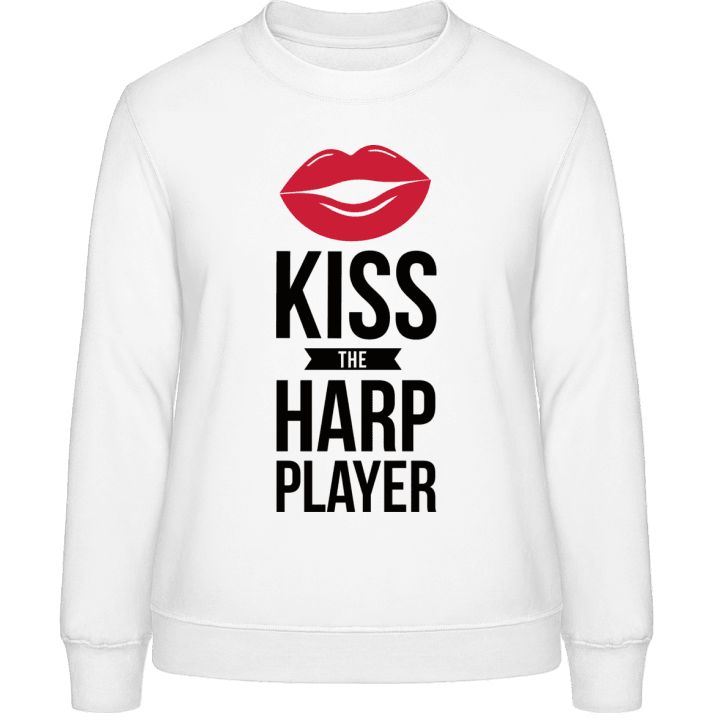 Kiss The Harp Player Genser for kvinner contain pic