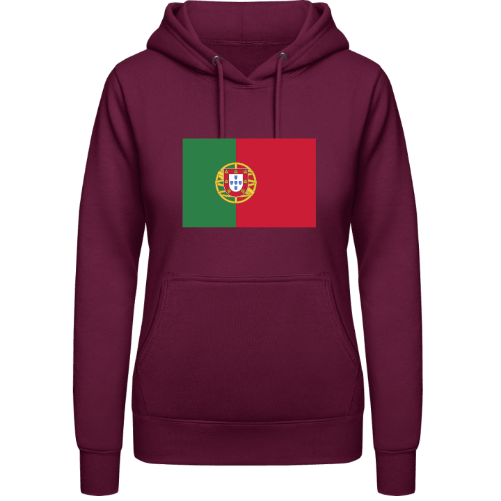 Flag of Portugal Felpa con cappuccio da donna contain pic