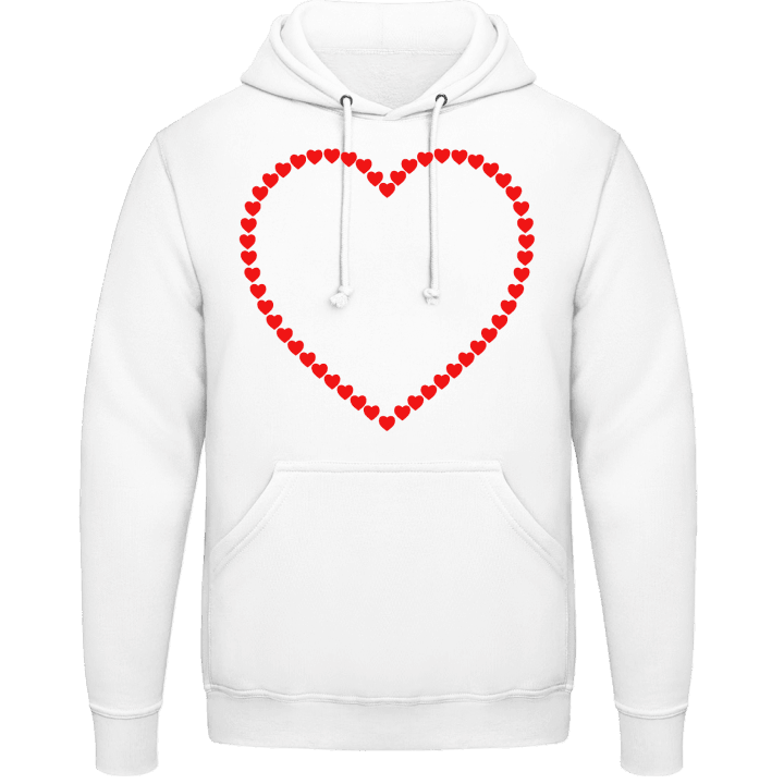 Hearts Outline Hoodie contain pic