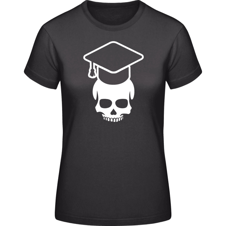 Graduation Skull Frauen T-Shirt contain pic