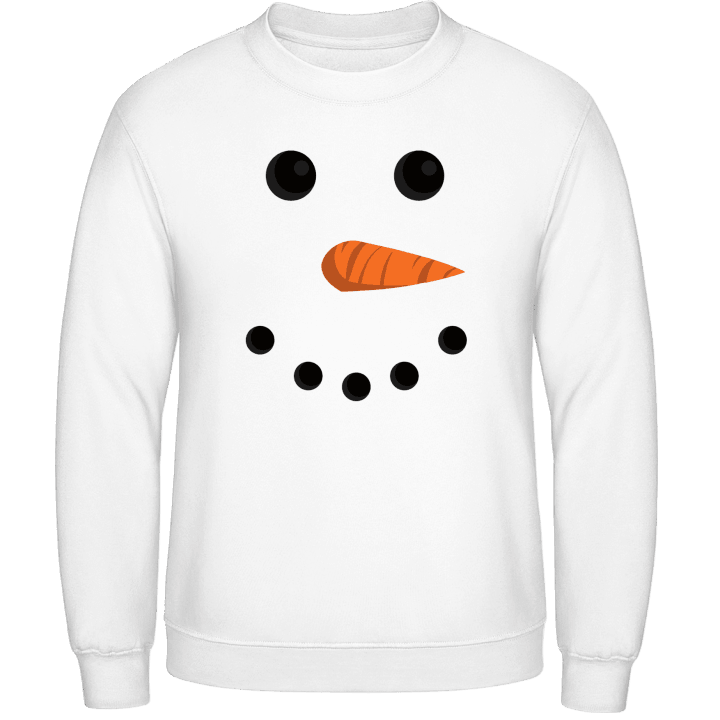 Snowman Face Sweatshirt 0 image