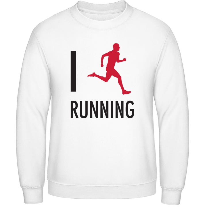 I Love Running Sweatshirt contain pic