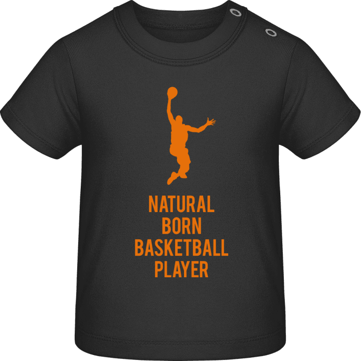 Natural Born Basketballer Camiseta de bebé contain pic