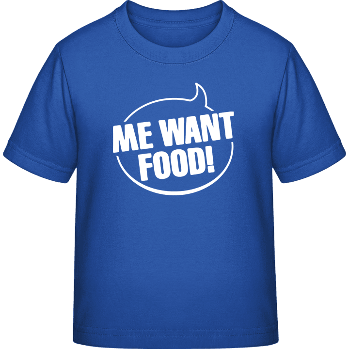 Me Want Food Kids T-shirt contain pic