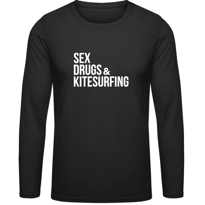 Sex Drugs And Kitesurfing Langarmshirt contain pic