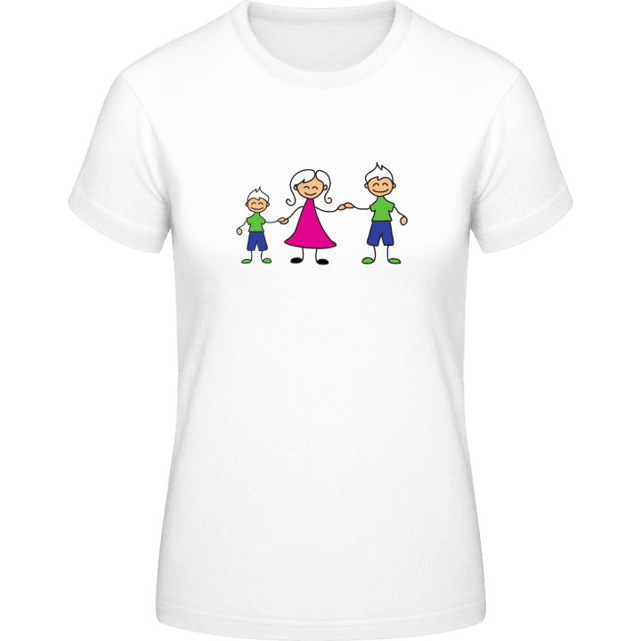 Family Comic One Child T-shirt för kvinnor 0 image