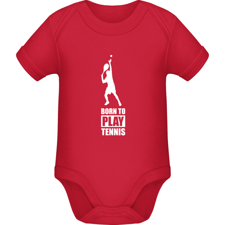 Born To Play Tennis Baby Strampler contain pic