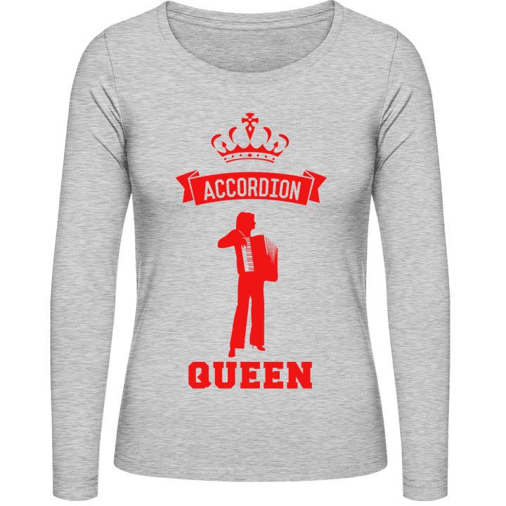 Accordion Queen Frauen Langarmshirt contain pic