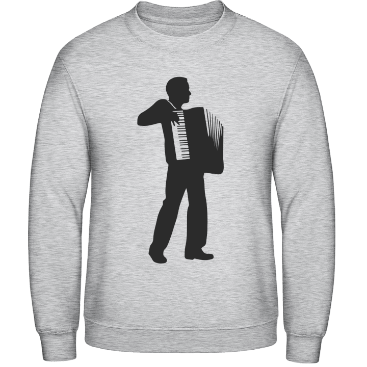 Accordion Player Silhouette Sweatshirt contain pic