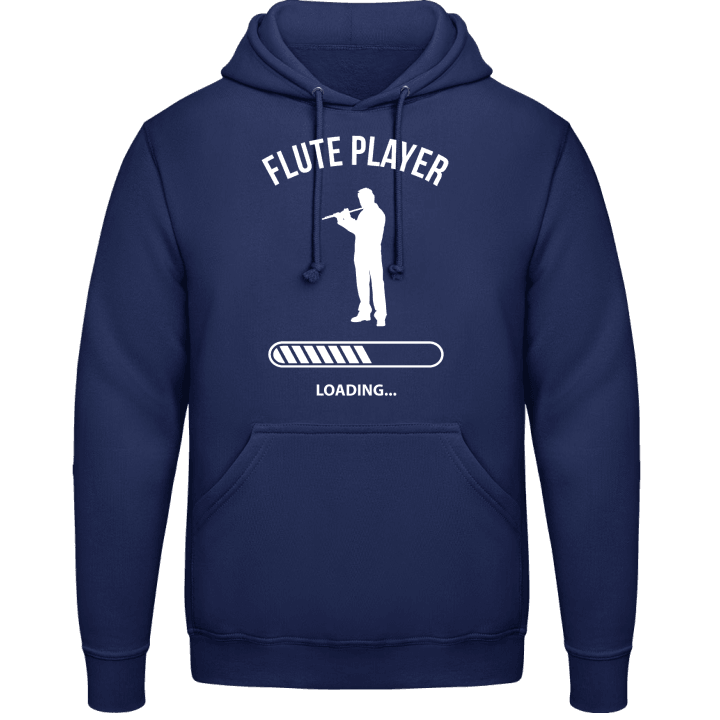 Flute Player Loading Felpa con cappuccio contain pic