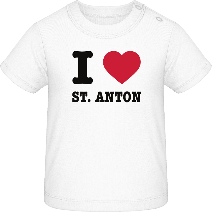 I Love St. Anton T-shirt för bebisar 0 image