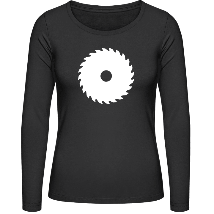 Circular Saw T-shirt à manches longues pour femmes contain pic