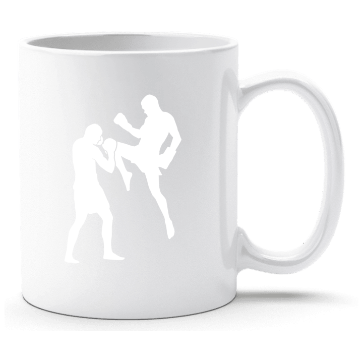 Kickboxing Silhouette Tasse contain pic