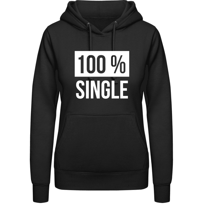 Single 100 Percent Vrouwen Hoodie contain pic