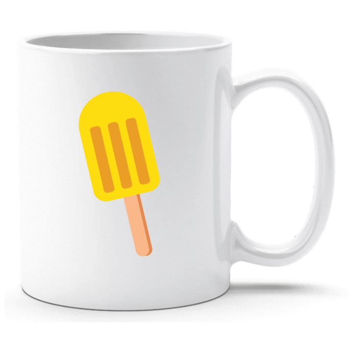 Yellow Ice cream Cup contain pic