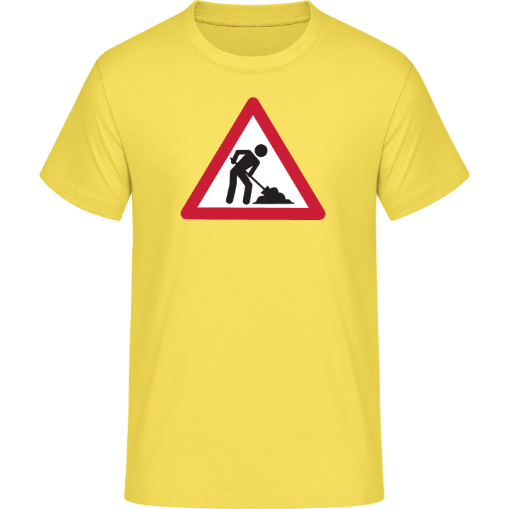 Construction Site Warning T-Shirt 0 image