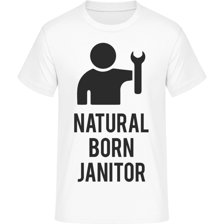 Natural Born Janitor T-paita 0 image
