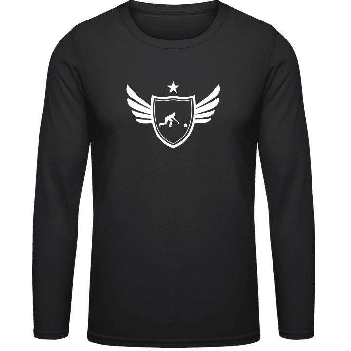 Bowling Player Winged Long Sleeve Shirt contain pic