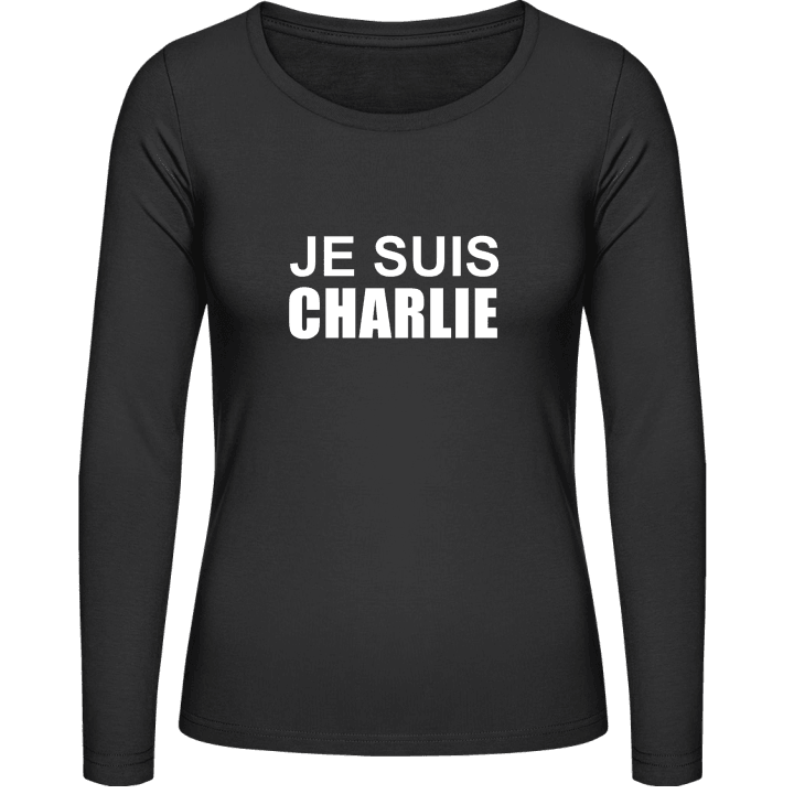 Je suis Charlie Langermet skjorte for kvinner contain pic