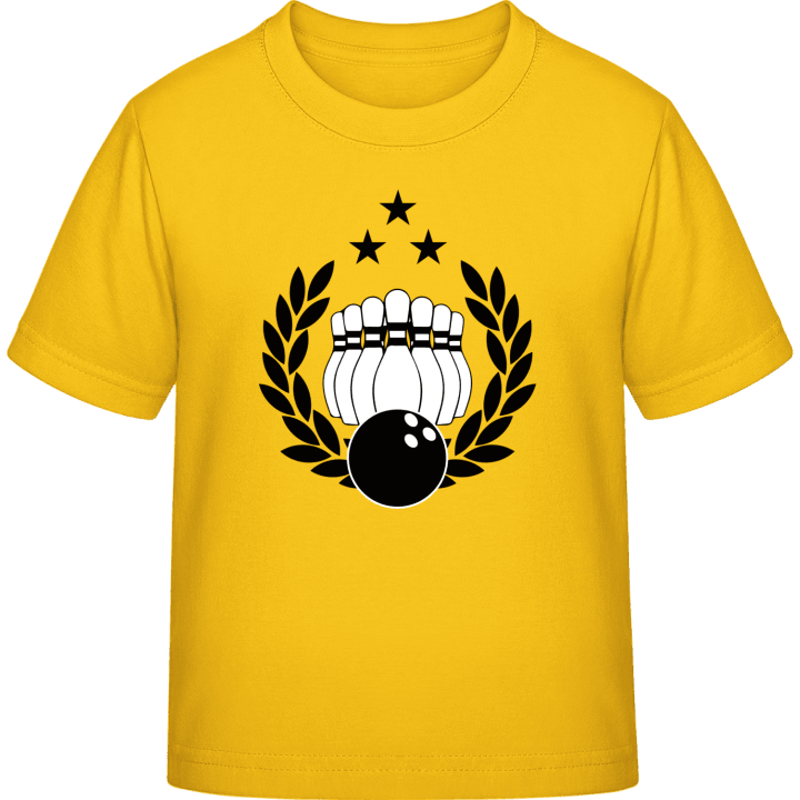 Ninepins Bowling Champ Kinderen T-shirt contain pic