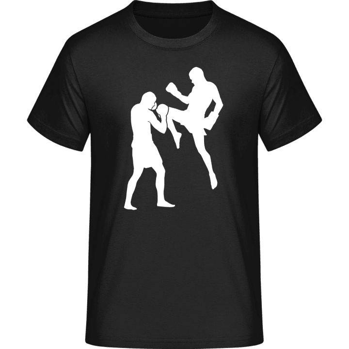 Kickboxing Silhouette T-Shirt contain pic