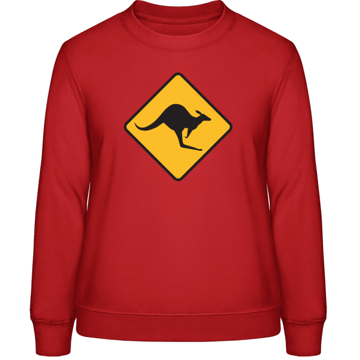 Kangaroo Warning Frauen Sweatshirt 0 image