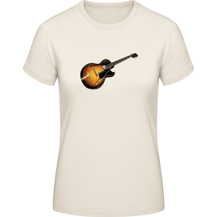 Electric Guitar Illustration T-skjorte for kvinner contain pic