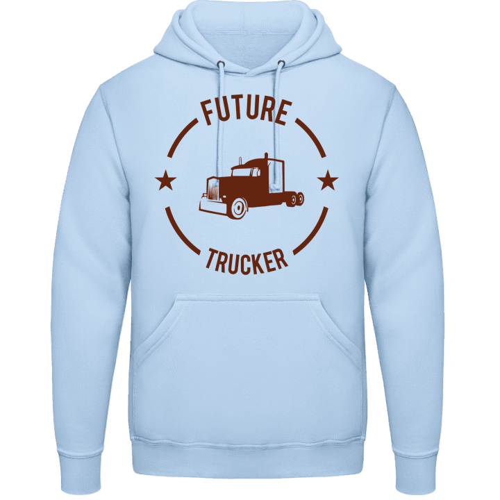 Future Trucker Felpa con cappuccio contain pic