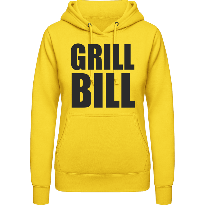 Grill Bill Sudadera con capucha para mujer contain pic