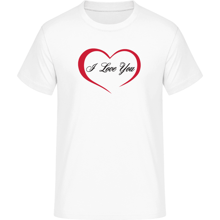 I Love You Heart T-skjorte 0 image