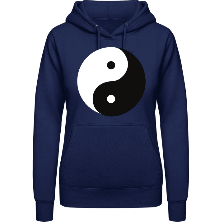 Yin Yang Philosophy Sudadera con capucha para mujer contain pic