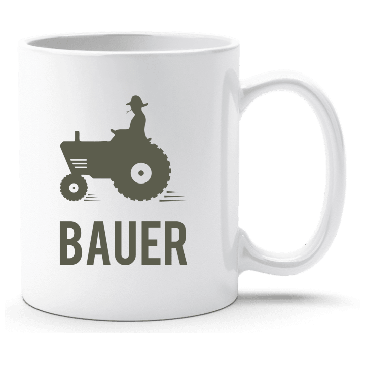 Bauer mit Traktor Cup contain pic