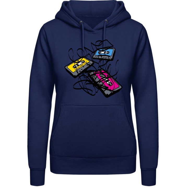 Music Tapes Chaos Vrouwen Hoodie contain pic