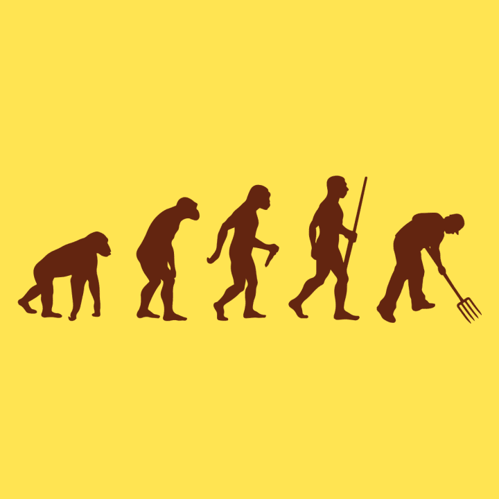 Farmer Evolution with Pitchfork T-shirt à manches longues pour femmes 0 image