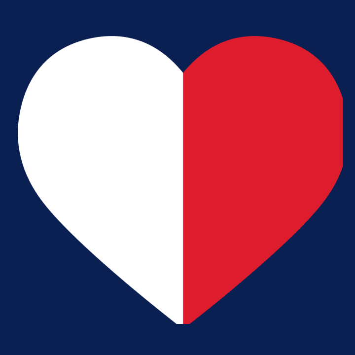 Malta Heart Flag Vrouwen Lange Mouw Shirt 0 image