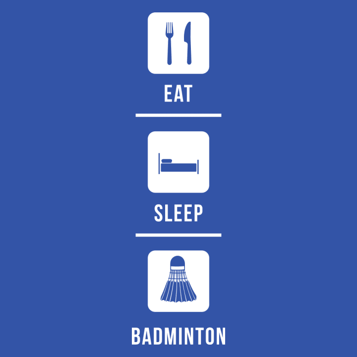 Eat Sleep Badminton Langermet skjorte for kvinner 0 image