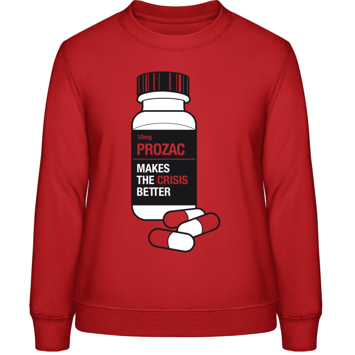 Crisis Prozac Frauen Sweatshirt contain pic