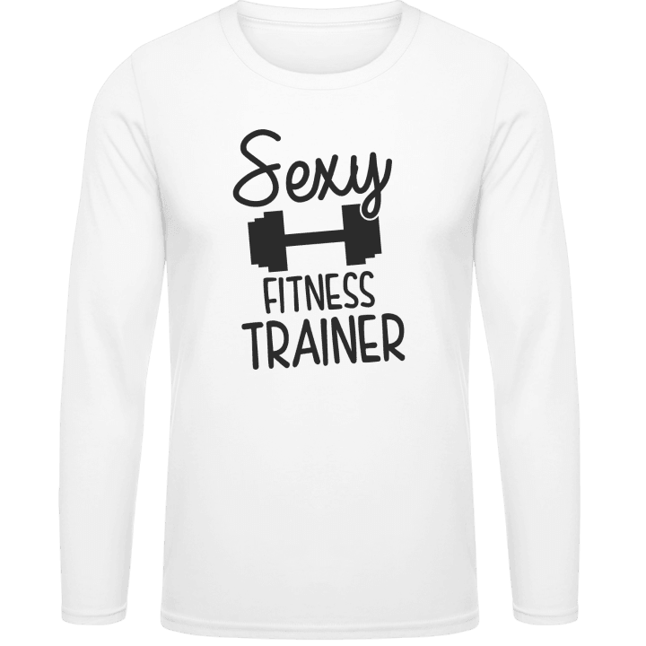 Sexy Fitness Trainer Langermet skjorte contain pic
