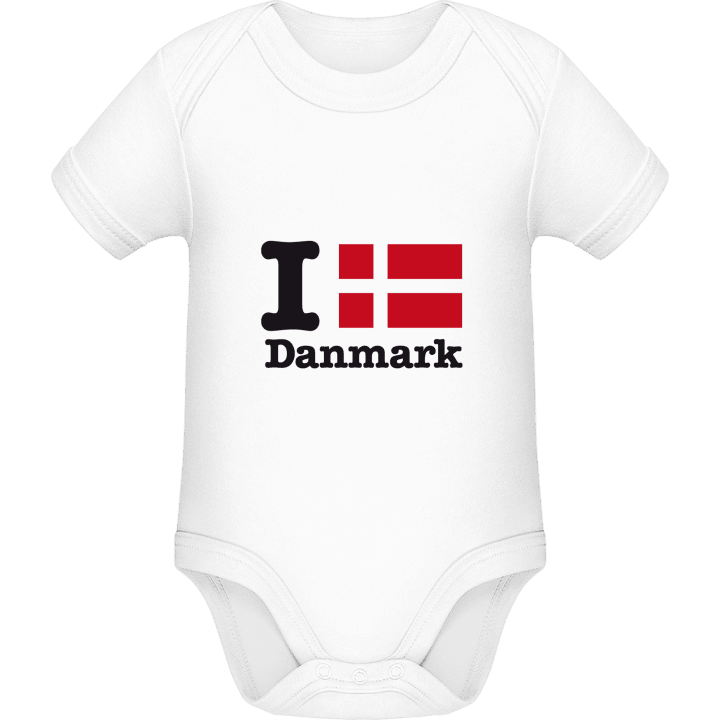 I Love Danmark Baby romperdress contain pic
