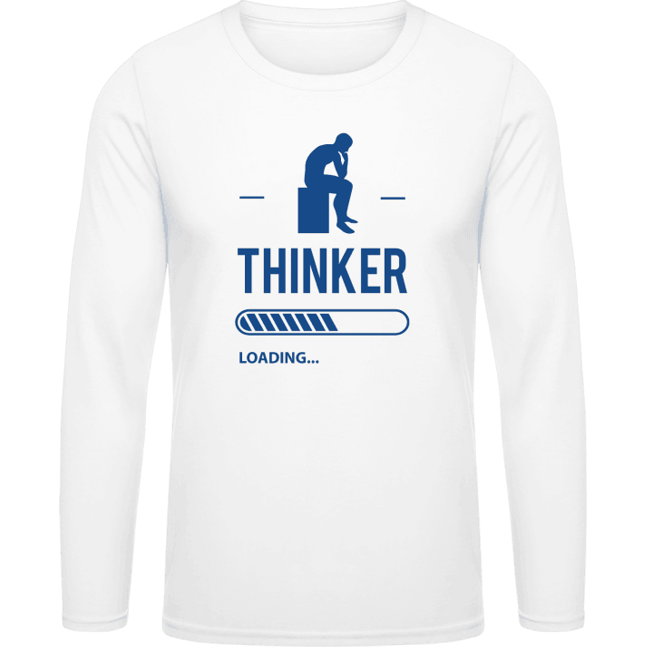 Thinker Shirt met lange mouwen contain pic