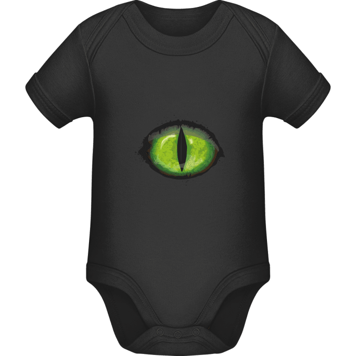 Scary Green Monster Eye Baby Rompertje contain pic
