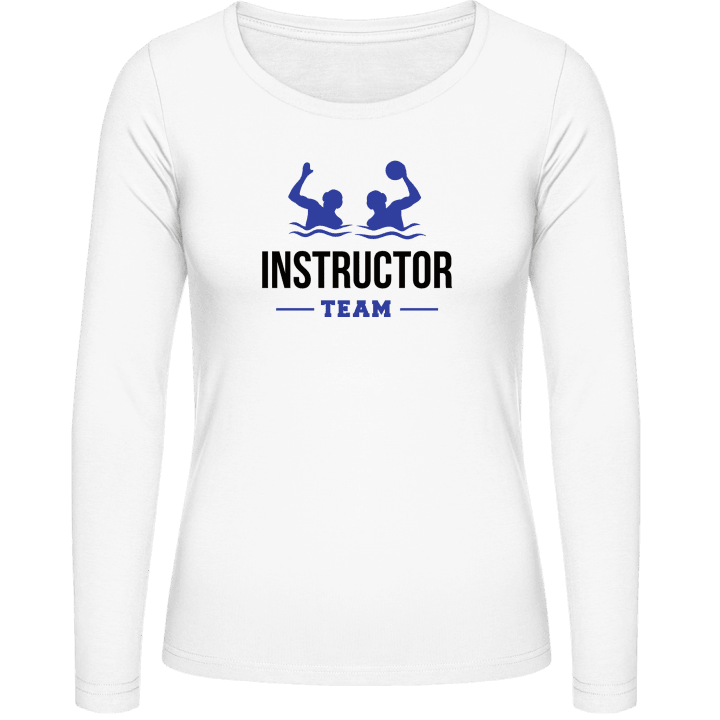 Water Polo Instructor Team T-shirt à manches longues pour femmes contain pic