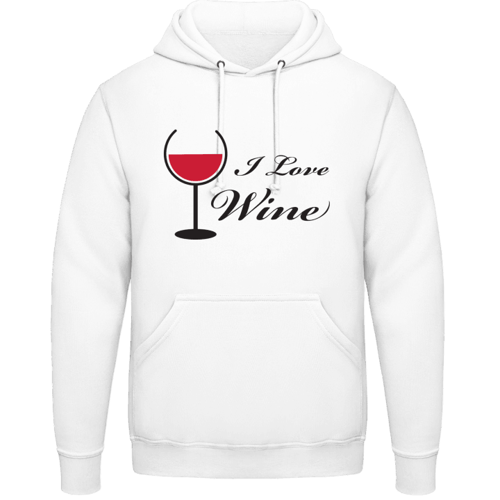 I Love Wine Sweat à capuche contain pic