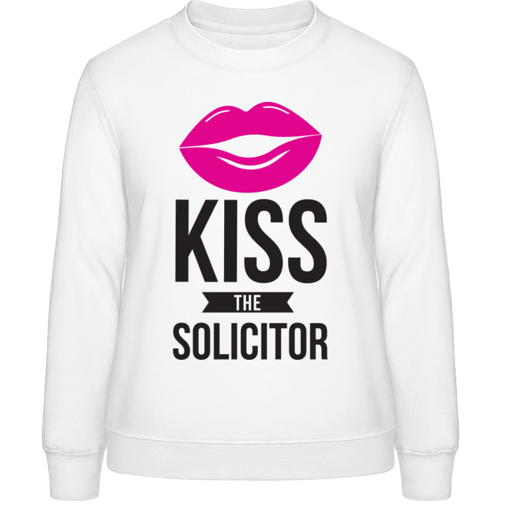 Kiss The Solicitor Frauen Sweatshirt contain pic