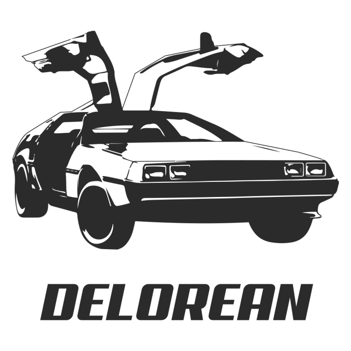 Delorean Retro Car T-skjorte for kvinner 0 image