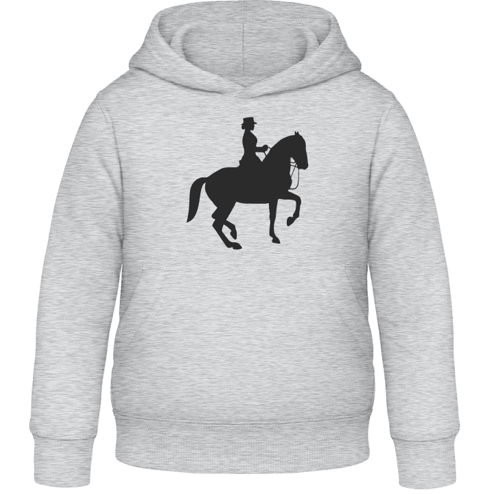 Dressage Silhouette Kids Hoodie contain pic