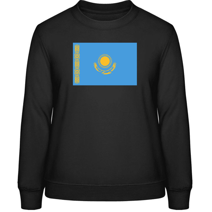 Flag of Kazakhstan Frauen Sweatshirt contain pic