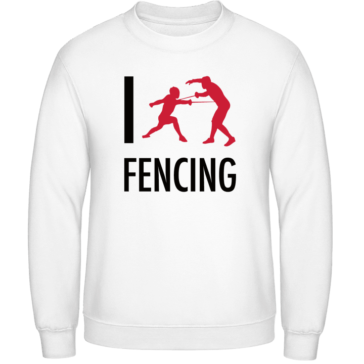 I Love Fencing Tröja contain pic
