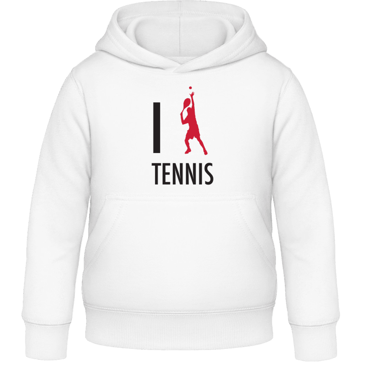 I Love Tennis Kids Hoodie contain pic